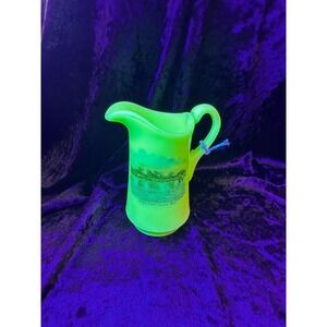 Vintage Uranium Custard Cedar Point Minn Souvenir Large Creamer